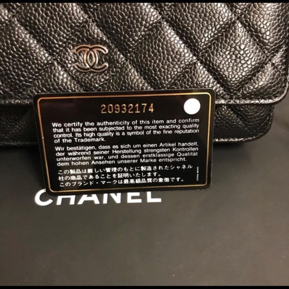 Chanel WOC crossbody bag caviar leather - Picture 3 of 5